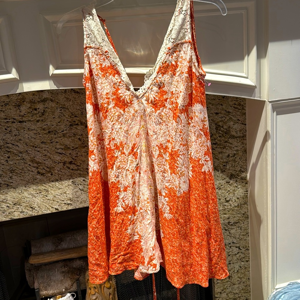 Free People Intimately dress, floral with lace size XS , VGUC